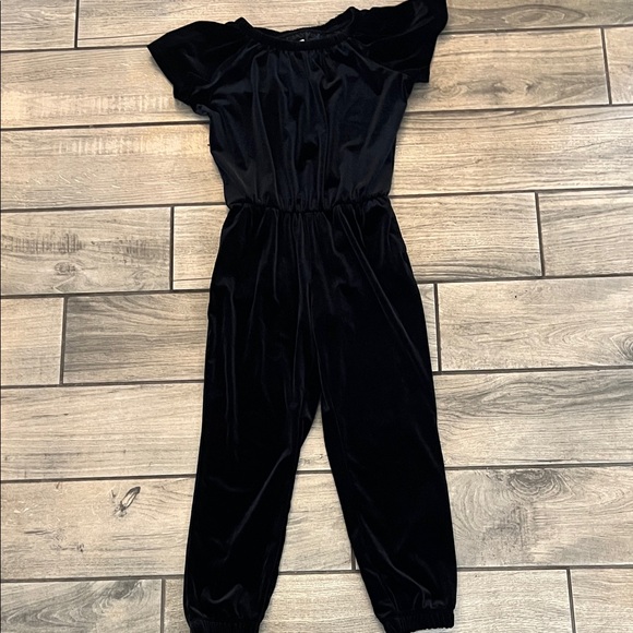 GAP Other - GAP Black Velvet Jumpsuit